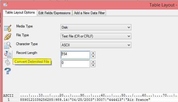 Alternative way to import a delimited file