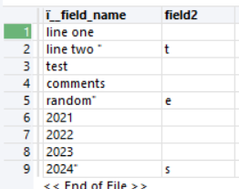Multiple Rows in a Cell in csv file imported as Different Records