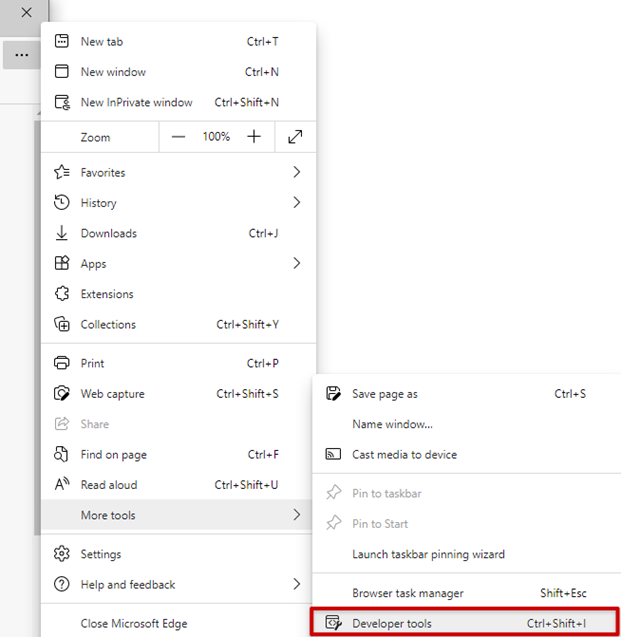 How to open your Browser Developer Console