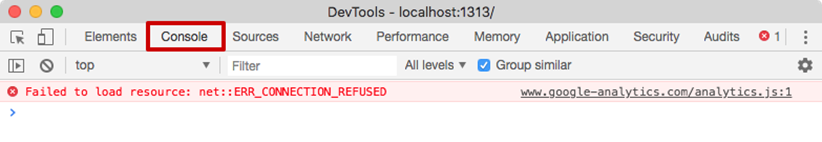 How to open your Browser Developer Console