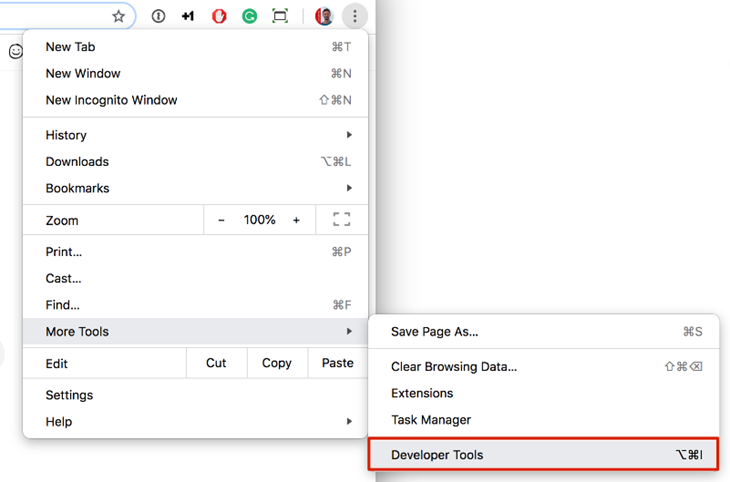 How to open your Browser Developer Console