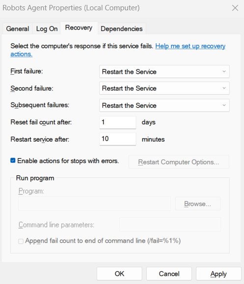 AgentService Unexpected Termination
